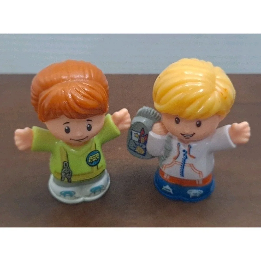 Fisher People Little People Sit With Me Yellow School‎ Bus Light Sound 2 Figures